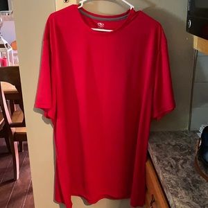 Men’s shirt sleeve T athletic so 3X red